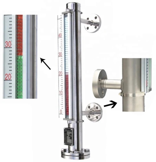 product-Kaidi KD UHC-CT Magnetic Level Gauge Oil Water Fuel Level Gauge IP65-Kaidi Sensors-img-2
